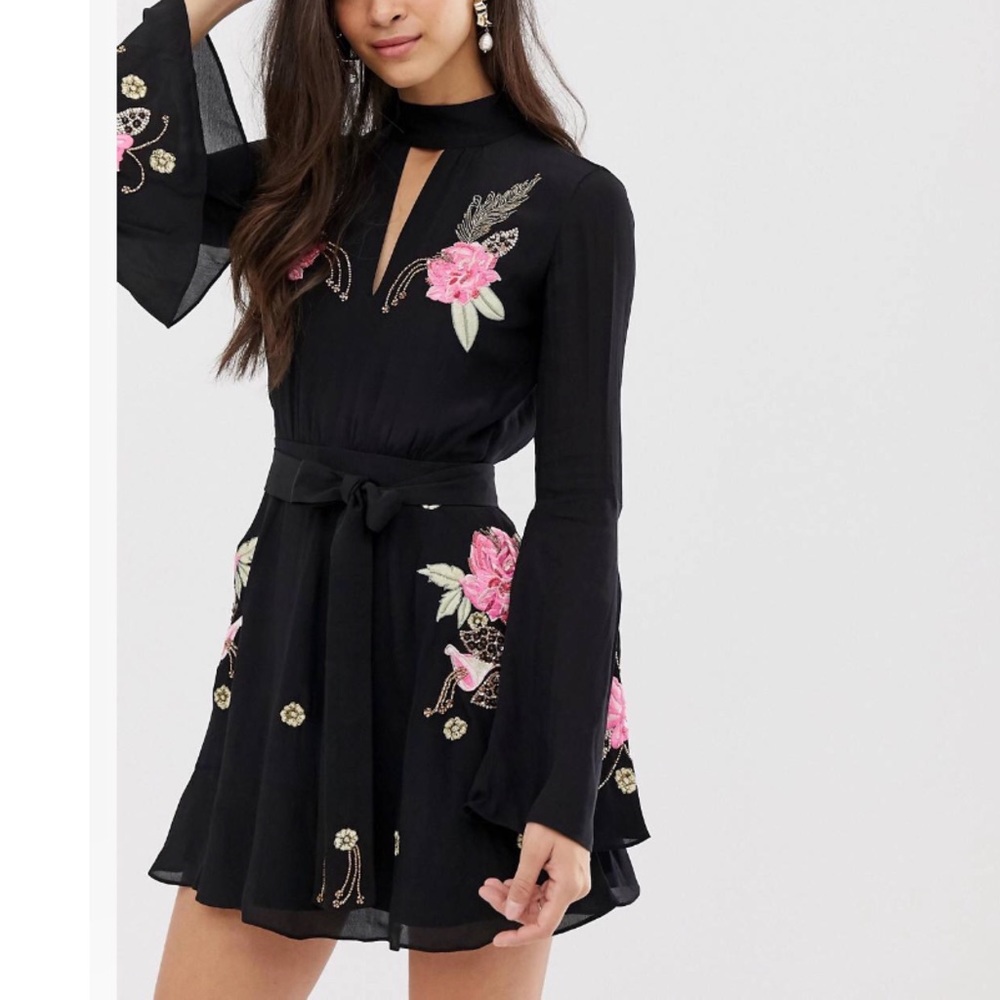 Millie Mackintosh Rose Embroidered Dress